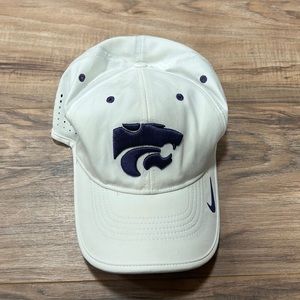 White Nike K-State ball cap